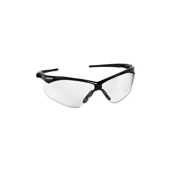 V30 Nemesis™ CSA Safety Glasses, Clear, Polycarbonate Lens, Uncoated, Black Frame/Temples, Nylon