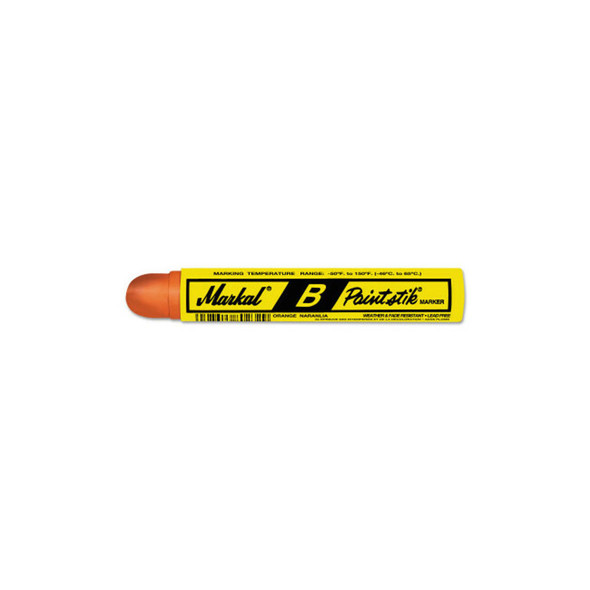 Paintstik® Original B® Solid Paint Marker, 11/16 in dia, 4-3/4 in L, Orange