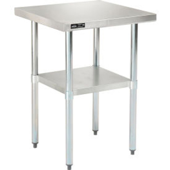Global Industrial 430 Stainless Steel Table 24 x 24"" Undershelf