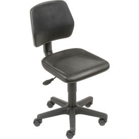 Interion Task Chair With Mid Back Polyurethane Black