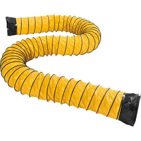 Global Industrial Flame Retardant Flexible Duct For 16"" Fan 32'L Yellow