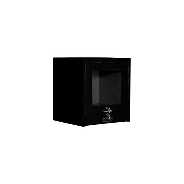 Global Industrial Countertop CRT Computer Cabinet Black