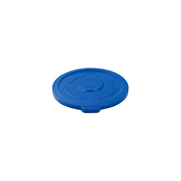 Global Industrial Plastic Trash Can Lid - 55 Gallon Blue