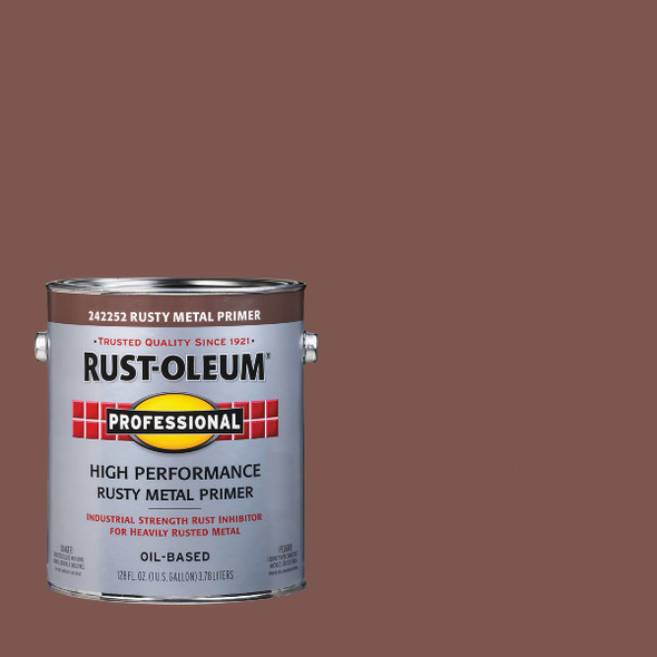 Rust-Oleum VOC Red Rusty Metal Primer For SCAQMD, Red, 1 Gal. 242252
