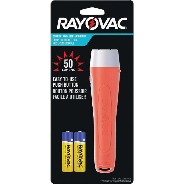 Rayovac 50 Lm. 2AA LED Flashlight ROVGPHH21S