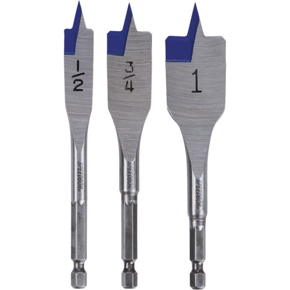 Irwin Speedbor 3-Piece Spade Bit Set 87950