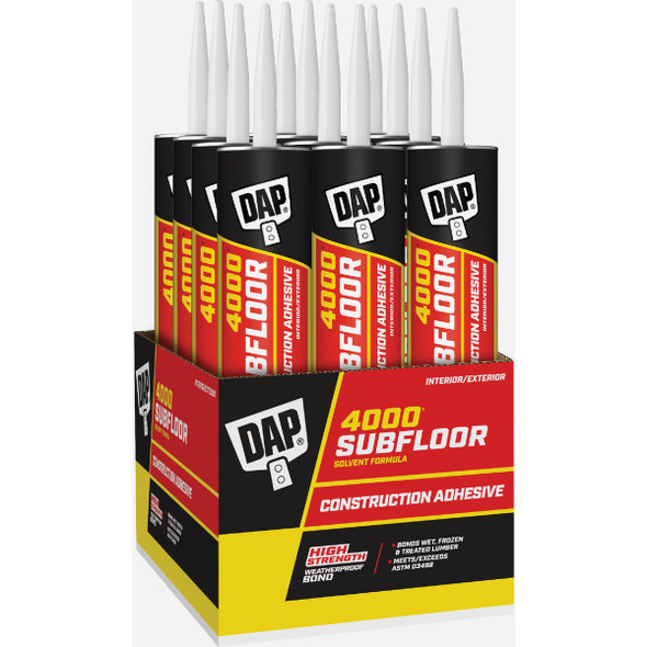DAP 4000 28 Oz. Subfloor Construction Adhesive