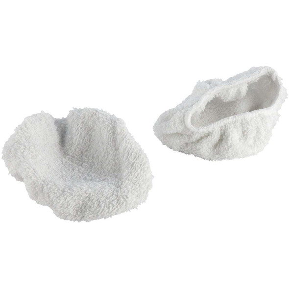 Auto Spa 5" To 6" Washable Cotton Polishing Bonnet, (2-Pack) 40400AS