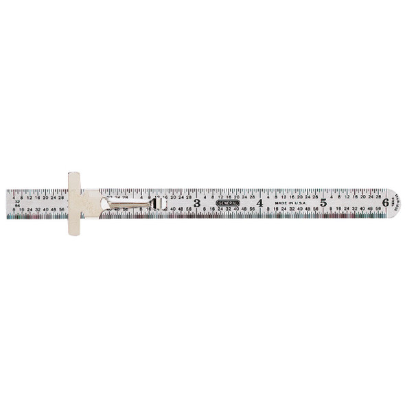 General Tools 6" Ss Pocket Rule 300/1