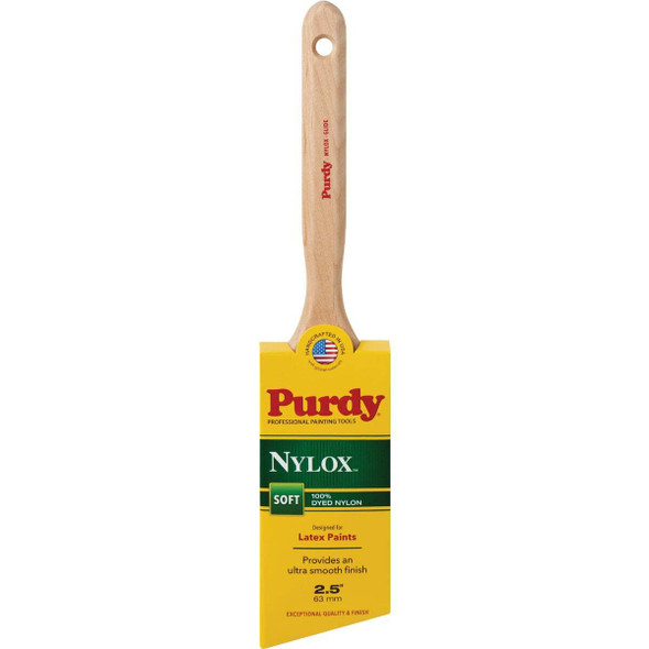 Purdy Nylox Glide 2-1/2 In. Angular Trim Soft Paint Brush 144152225
