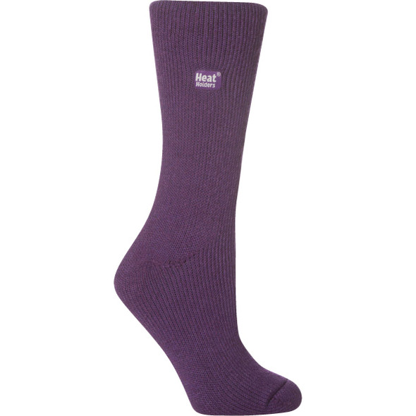 Heat Holders Women's 5 to 9 Purple Thermal Sock LHHORGPUR - PURPLE