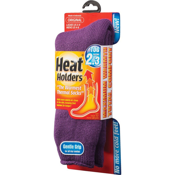 Heat Holders Women's 5 to 9 Purple Thermal Sock LHHORGPUR - PURPLE 734848