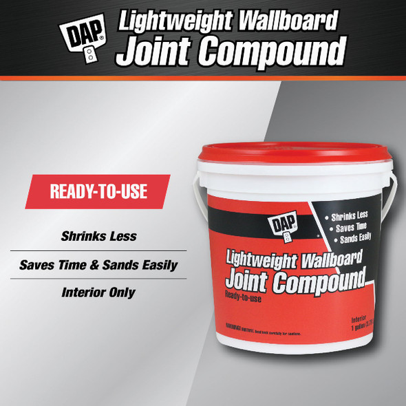 Dap Gallon Pre-Mixed Lightweight Wallboard Drywall Joint Compound