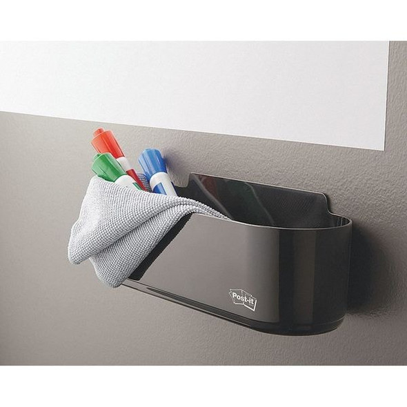 Post-It Dry Erase Accessory Tray,Plastic,Black DEFTRAY Post-It Dry Erase Accessory Tray,Plastic,Black DEFTRAY