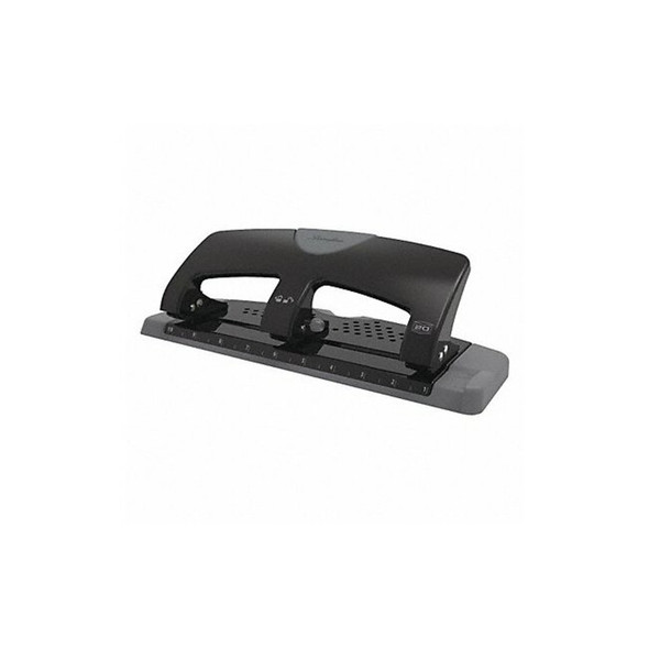 Swingline Three-Hole Paper Punch,20 Sheets,Blk/Gry A7074133