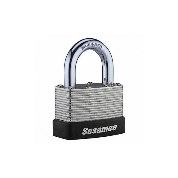 Ccl Combination Padlock,1 1/2in,Rectgle,Slvr 436L