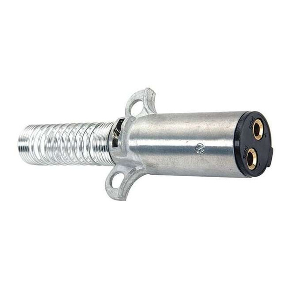Velvac T-Grip Plug,Two Pole,Brass 593116