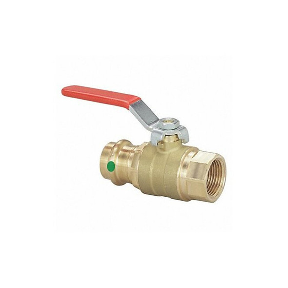Viega Manual 2-Way Ball Valve,Press,Bronze 24035