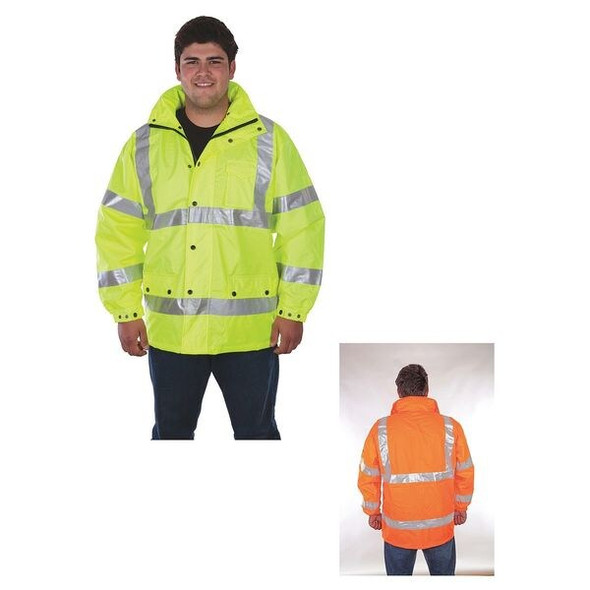Manufacturer Varies Rain Jacket,Class 3, Type R,Ylw/Grn,M C16720G M Manufacturer Varies Rain Jacket,Class 3, Type R,Ylw/Grn,M C16720G M