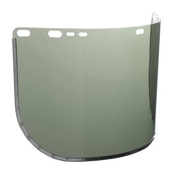 Face Shield Visor, Green Visor, Acetate, Uncoated Lens, Light Green