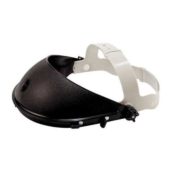 Jackson Safety FaceShieldCrwn,Blk,Polyethylene 29076