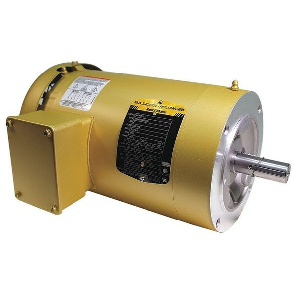 Three-Phase General Purpose Motor, 2 HP, 145TC Frame, 208-230/460V AC Voltage