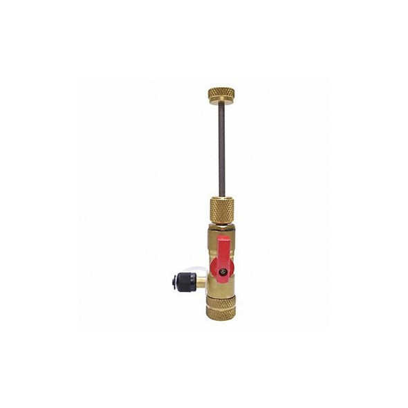 Uniweld Valve Core Remover, 6 3/4 in L, Brass/SS 92868 Uniweld Valve Core Remover, 6 3/4 in L, Brass/SS 92868
