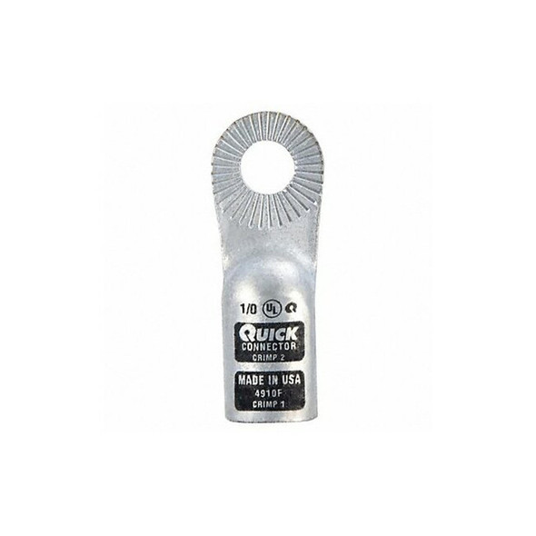 Quickcable OneHole Lug Compression Connector,Copper 4910-525-001F