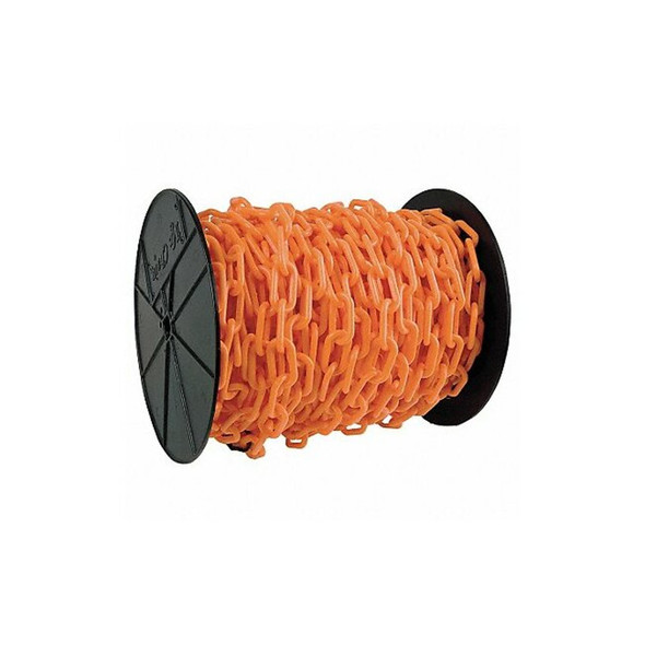 Manufacturer Varies Plastic Chain, Safety Orange, 200 ft Length, Gloss 30112