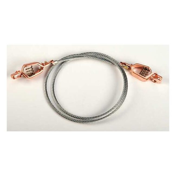 Manufacturer Varies Bond Wire with 2 Clips,3 ft. 08500