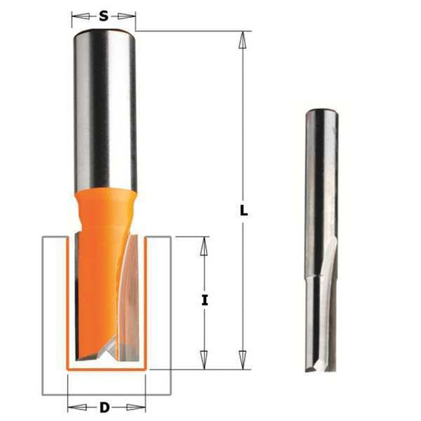 Cmt Straight Cut Profile Router Bit,1/4" 811.064.11