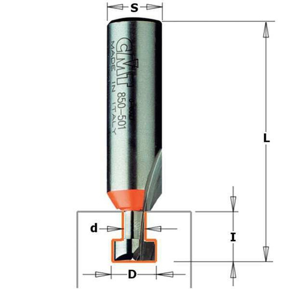 Cmt Keyhole Router Bit,HWM,3/8 in 850.001.11