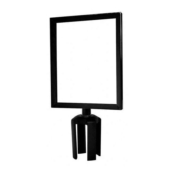 Tensabarrier Sign Frame, 11 x 8-1/2 In, Black FRAME-HDSC-33-8511HD-V