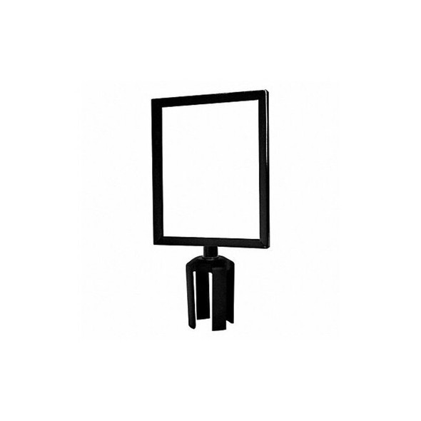 Tensabarrier Sign Frame, 11 x 8-1/2 In, Black FRAME-HDSC-33-8511HD-V