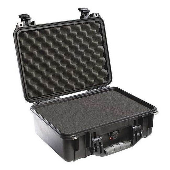 Pelican Black Protective Case, 16.44"L x 13"W x 6.82"D, Weight: 7.45 lb 1450