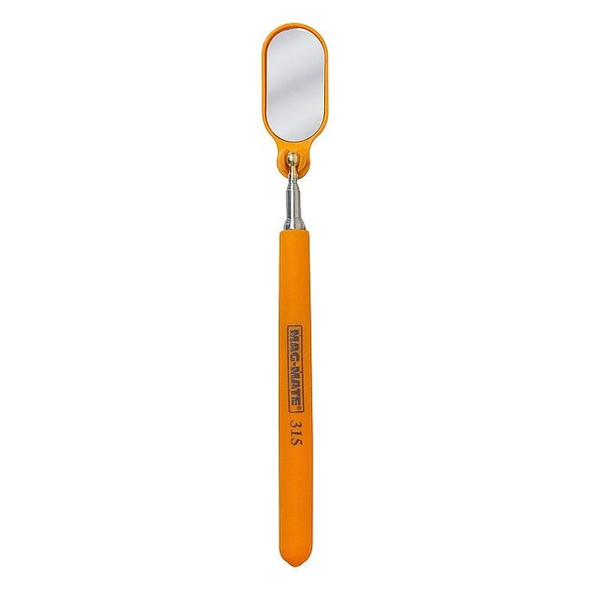 Mag-Mate Inspection Mirror,6-1/2" to 36" L,Oblong 315HVO