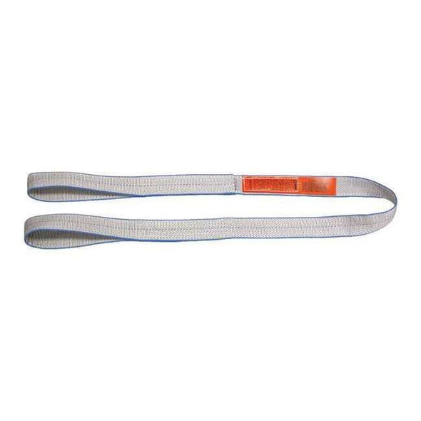 Lift-All Web Sling, Type 3, 5 ft L, 1 in W, Polyester, Silver EE2801TFX5