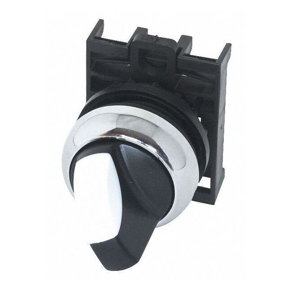 Eaton ShortHandleSelectorSwitch,Blk,2Pos,22mm M22M-WKV
