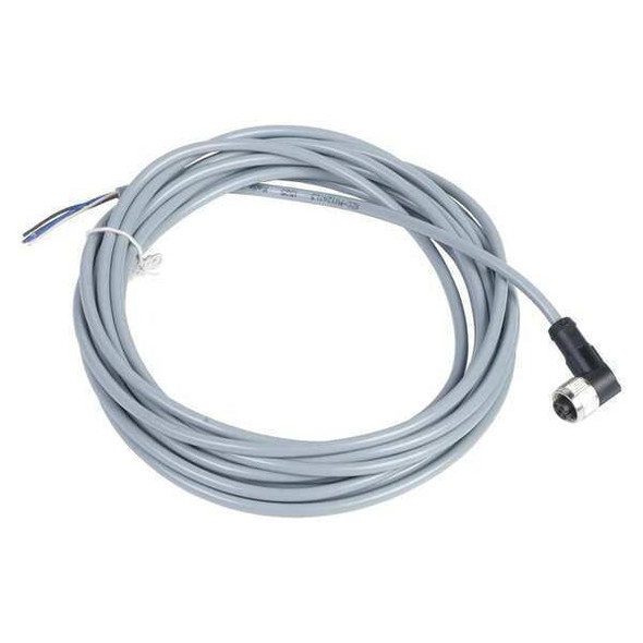Telemecanique Sensors Cordset,16.4 ft.,Gray,250VAC/300VDC XZCPV1241L5
