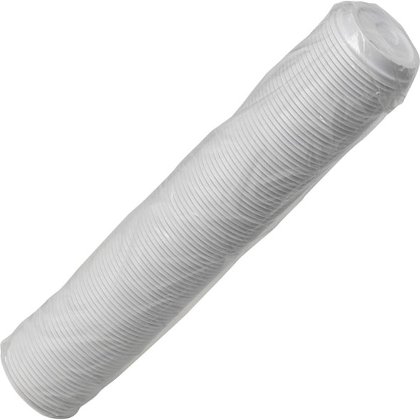 Dixie Lid for 10 oz. Hot Cup, Dome, Sip Through, White, Pk1000 DL9540