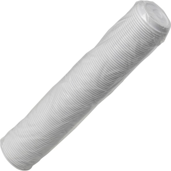 Dixie Lid for 10 oz. Hot Cup, Dome, Sip Through, White, Pk1000 DL9540