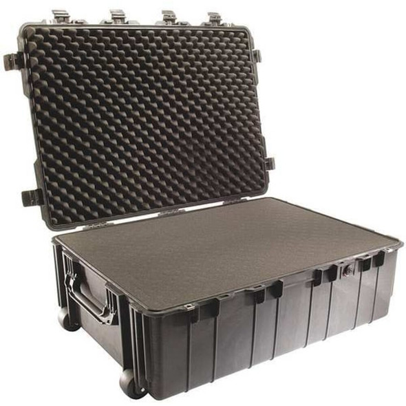 Pelican Black Protective Case, 37-1-2" L x 27.13" W x 14.37" D 1730