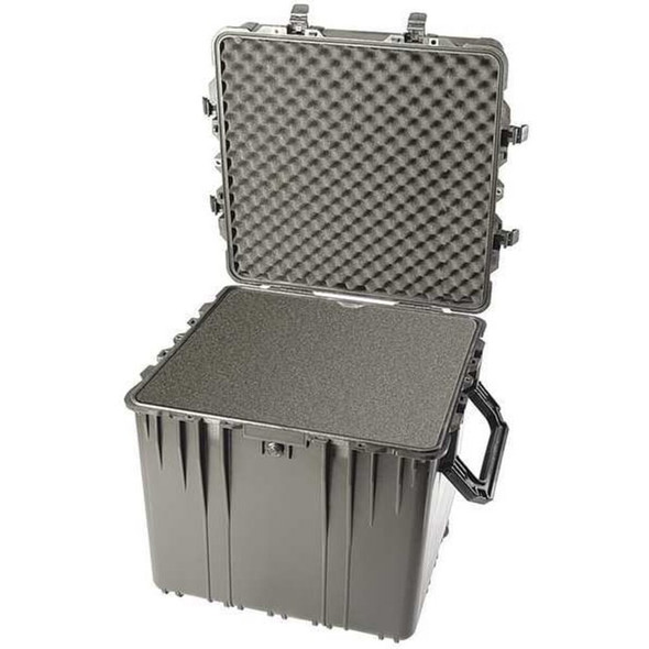 Pelican Black Protective Case, 26-1-2"L x 26-1-2"W x 25" D 370