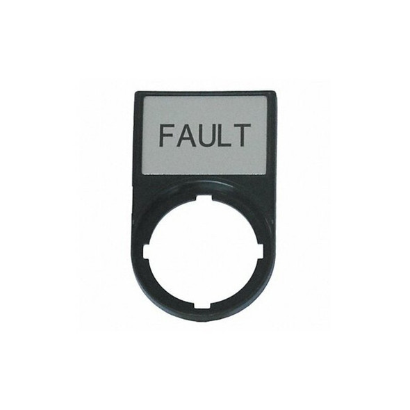 Eaton LegendPlate,Fault,Blk/Blk,Rectangular M22S-ST-GB8 Eaton LegendPlate,Fault,Blk/Blk,Rectangular M22S-ST-GB8