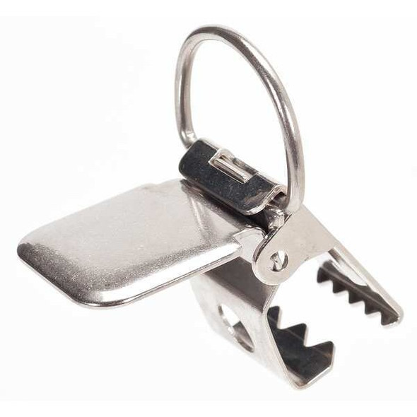 Msa Safety Sunspender Clip,Stainless Steel,Chrome 10069894