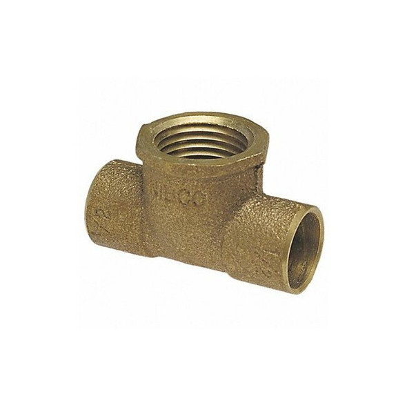 Nibco Reducing Tee,Low-Lead Cast Bronze 712R-LF 3/4X3/4X3/8