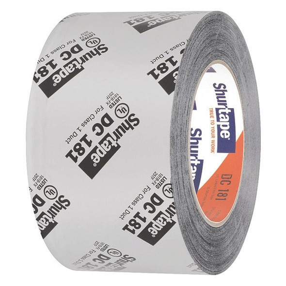 Shurtape Film Tape, Black, 120 yd L, 2-7-8 in W 207113
