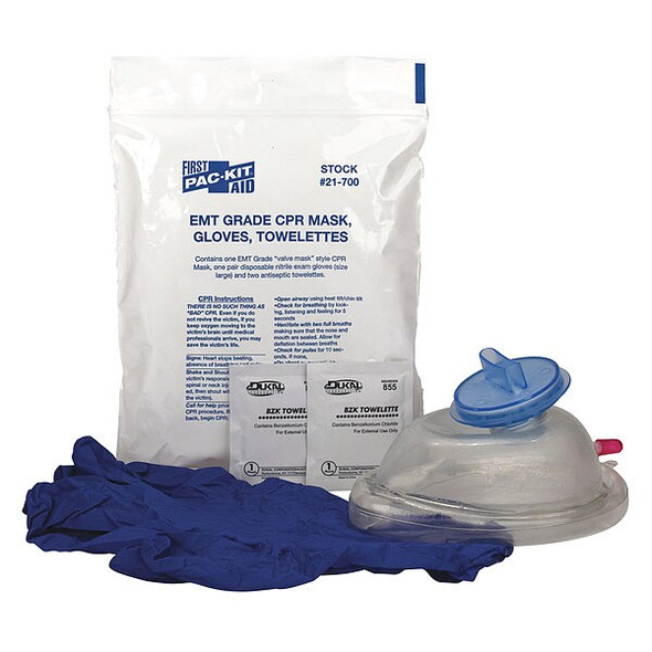 First Aid Only CPR Mask,Adult,Clear,4 Pieces 21-700 First Aid Only CPR Mask,Adult,Clear,4 Pieces 21-700