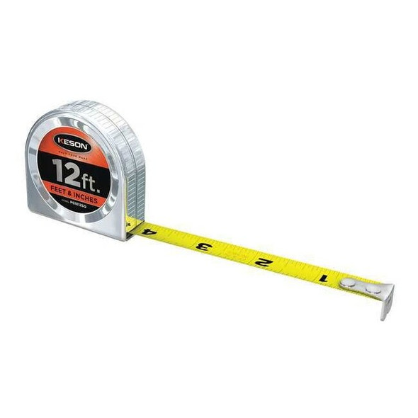 Keson 12 ft Tape Measures, 5/8 in Blade PG1812SQ