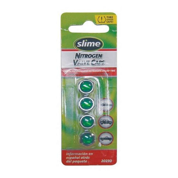 Slime Nitrogen Valve Caps, Steel, 4 Pc. 20230